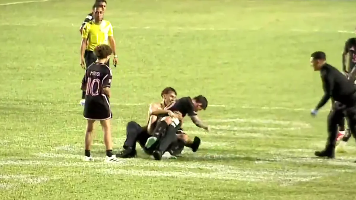 El susto de Messi en Puerto Rico: el peligroso momento que obligó a suspender un amistoso de Inter Miami