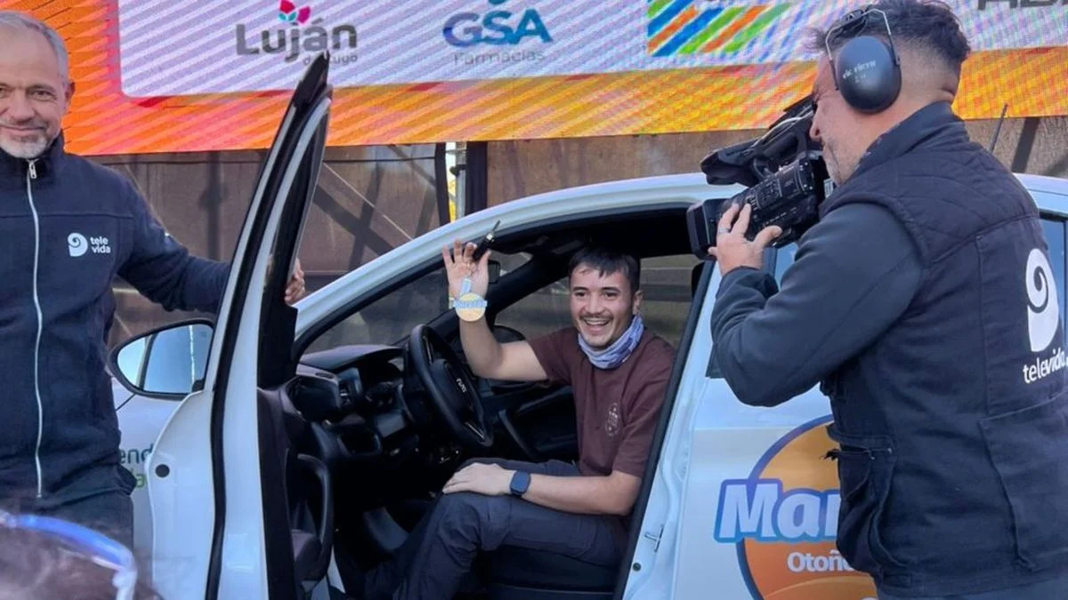Un estudiante de Guaymallén se ganó un auto 0km en la Maratón de Canal 9 Televida