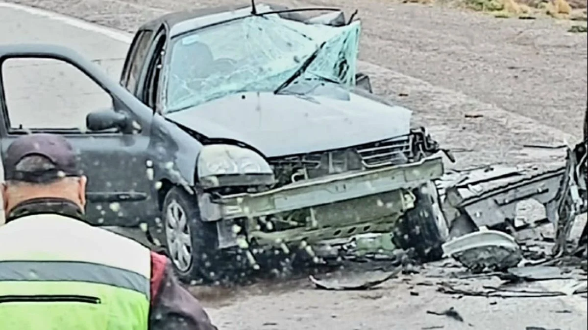 Accidente Ruta 7: la acompañante del hombre fallecido fue trasladada al Hospital de Uspallata