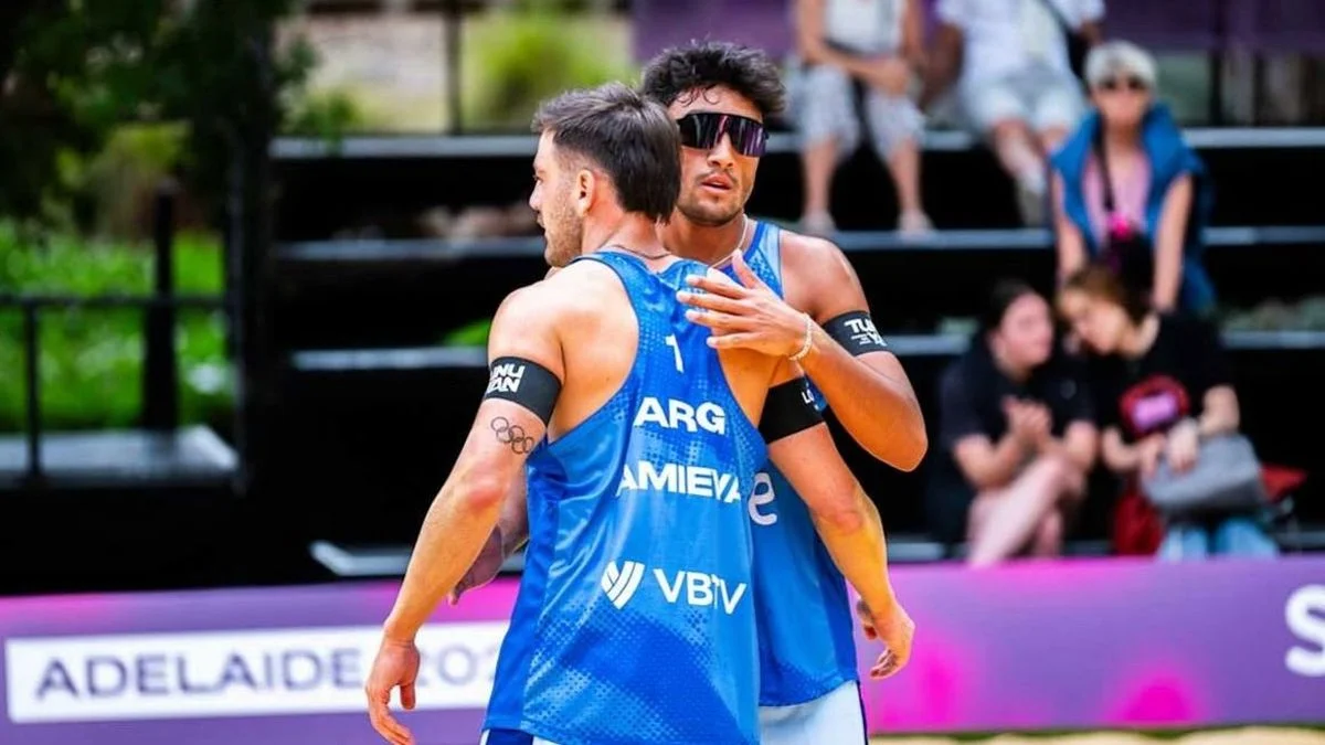 Beach vóley: Bautista Amieva y Maciel Bueno quedaron eliminados del Mundial de Australia