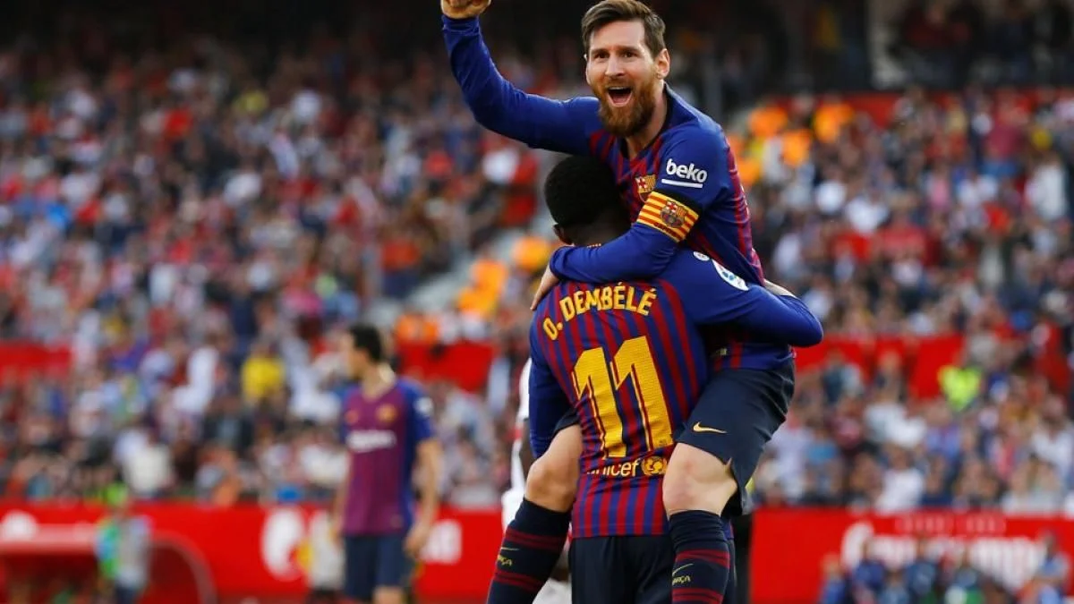 El sorpresivo guiño de Dembélé a Lionel Messi tras ganar su primer Balón de Oro