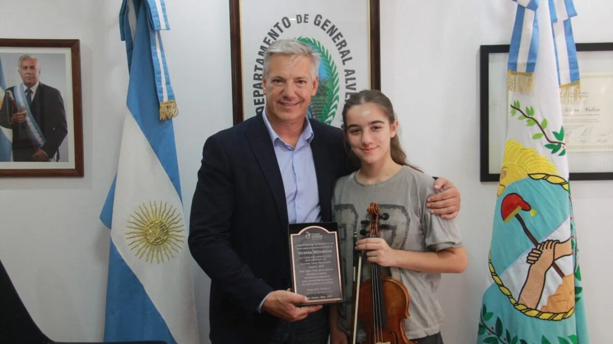De General Alvear a España: una violinista mendocina estará en uno de los mejores conservatorios del mundo