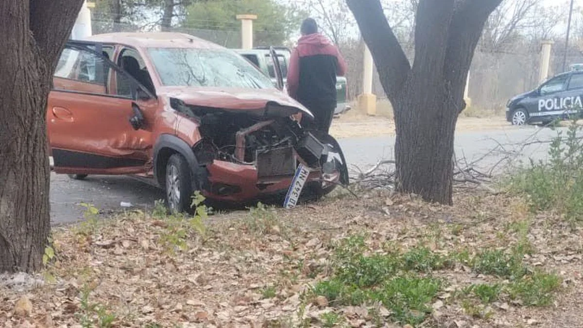 Grave accidente en San Rafael: madre e hijo chocaron contra un árbol