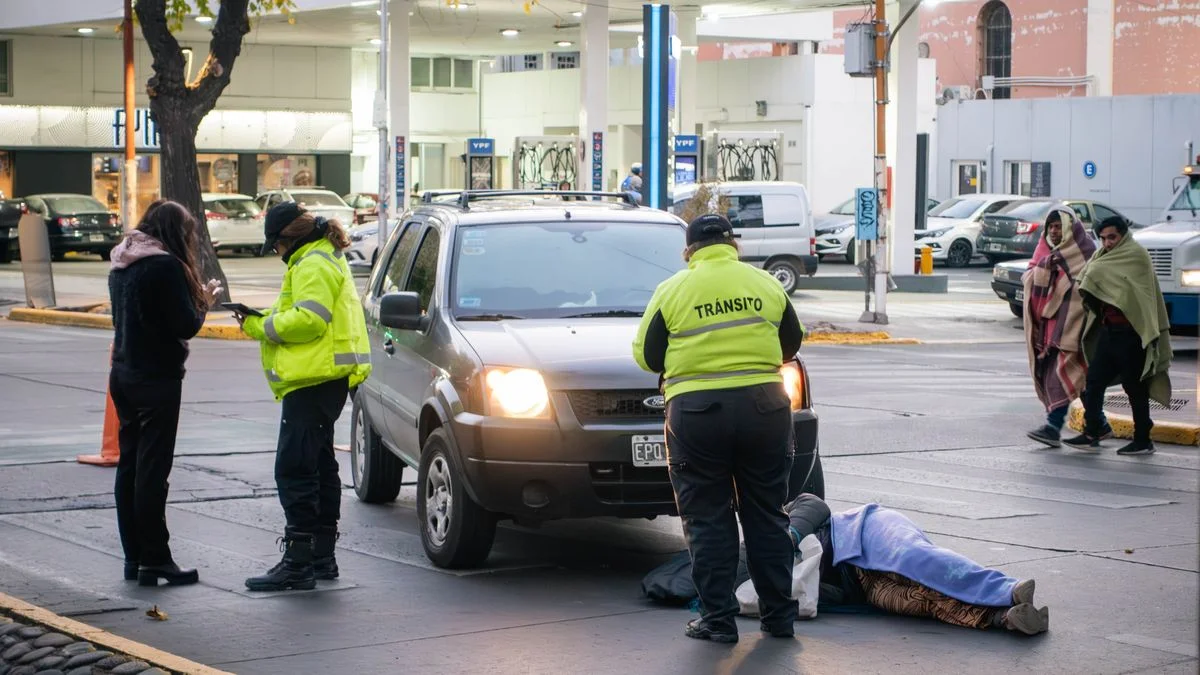 Atropellaron a una mujer en pleno centro de la ciudad de Mendoza
