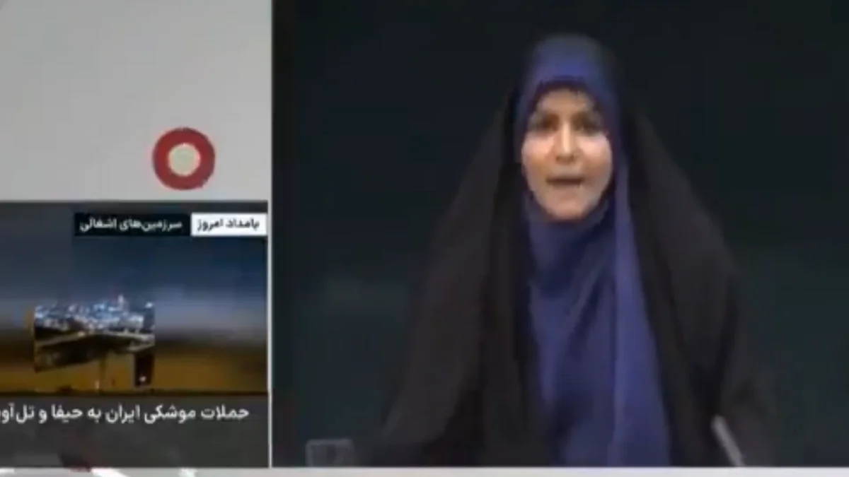 Estaban en vivo: los estremecedores videos del ataque de Israel a la TV pública de Irán
