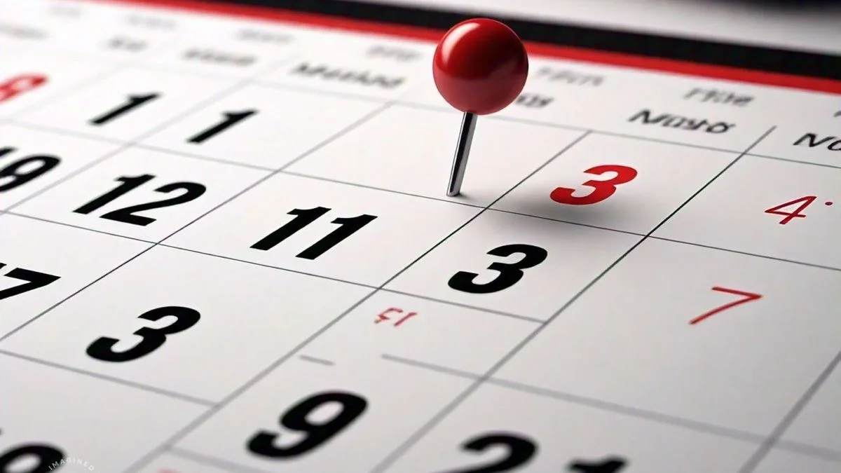 Calendario 2025: cuándo es el próximo feriado y fin de semana largo