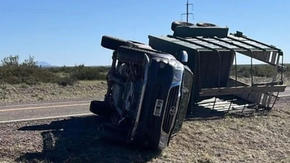 Vuelco fatal en General Alvear: un muerto y tres heridos de gravedad