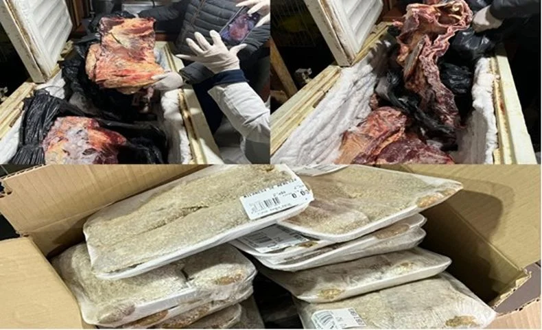 La Polic&iacute;a Rural secuestr&oacute; carne en mal estado.