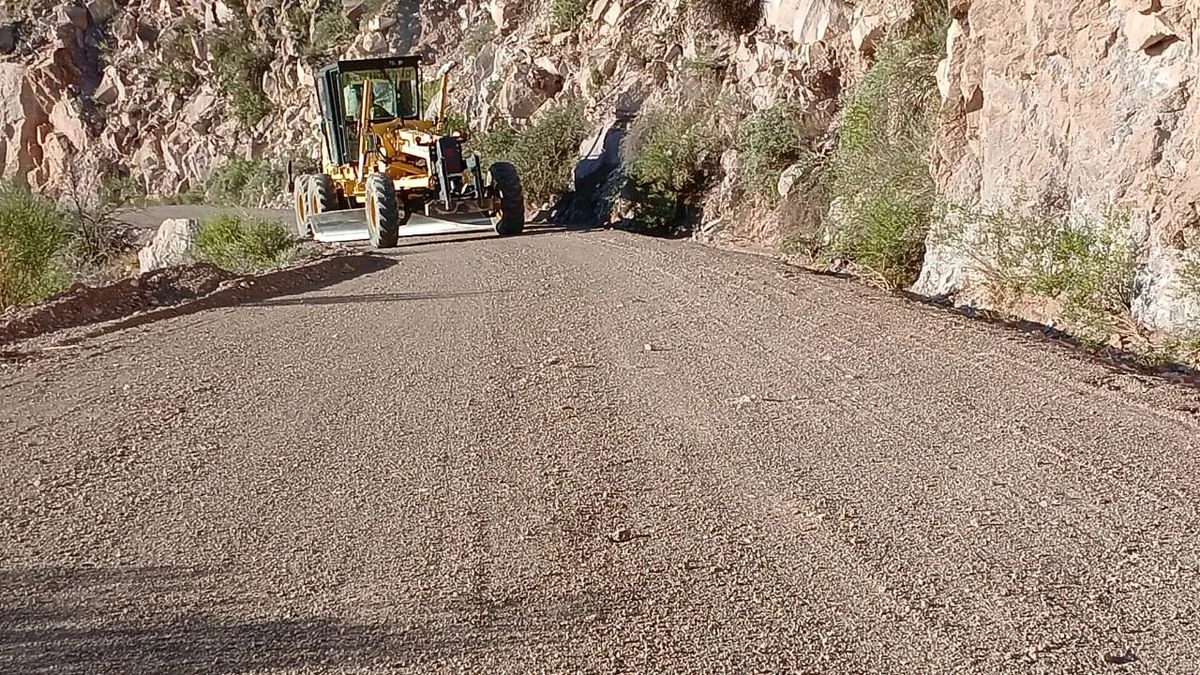 Habilitan parcialmente el camino del Cañón del Atuel tras las fuertes tormentas