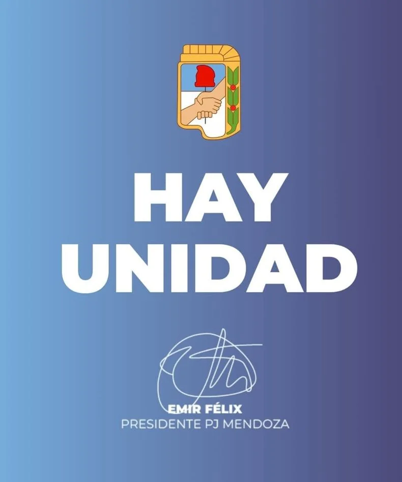 El mensaje del PJ luego del cierre de listas. 