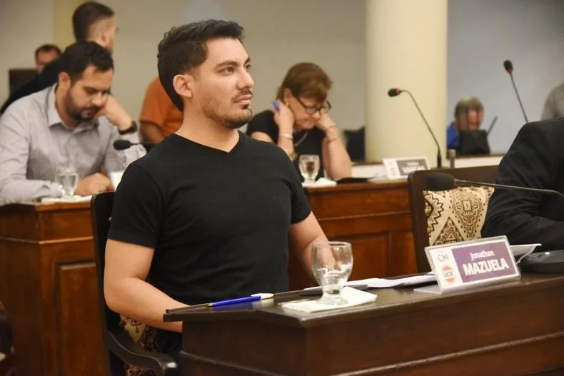 Jonathan Mazuela, concejal radical que ser&iacute;a el propuesto por el ala que le responde a Marcos Calvente.&nbsp;