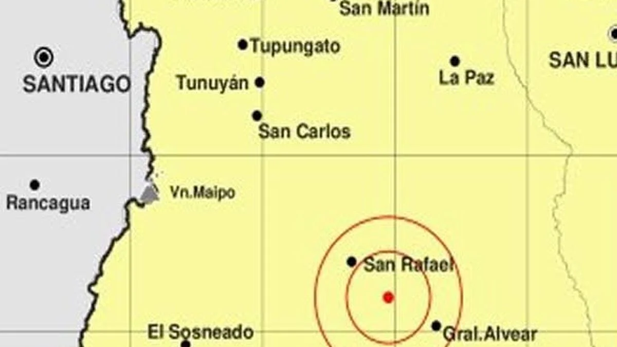 Un sismo sorprendió a los vecinos de San Rafael: detalles de este inusual movimiento para el sur