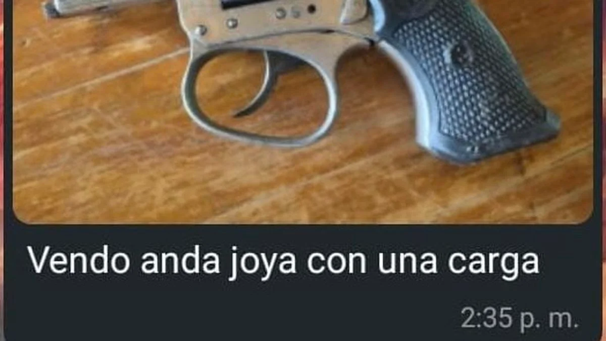 San Rafael: vecinos de un distrito asustados por la venta de armas por WhatsApp
