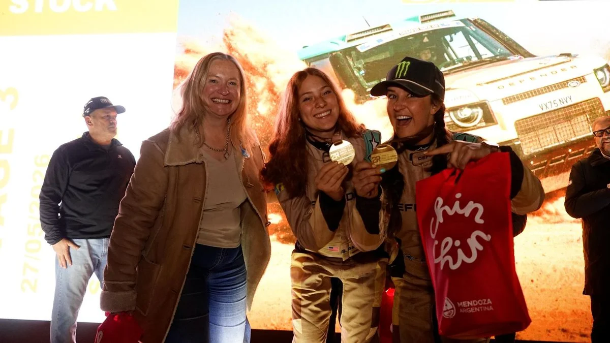 Rally raid y política: Hebe Casado celebró el paso de los pilotos por el Sur provincial