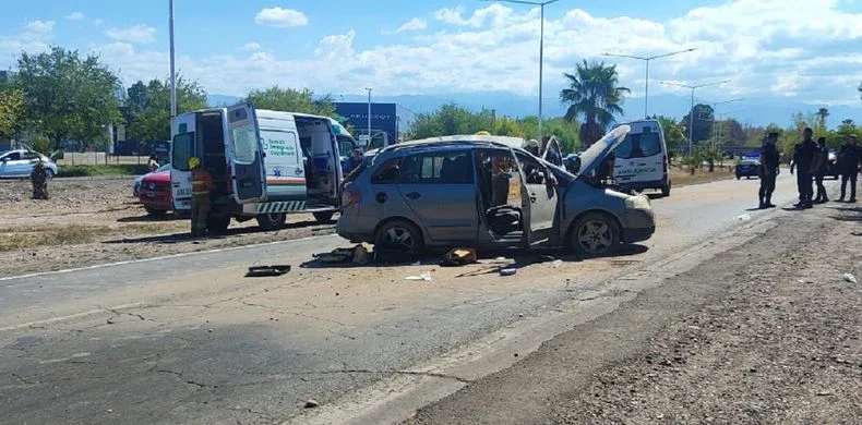 Así quedó la Suran en el Acceso Este.