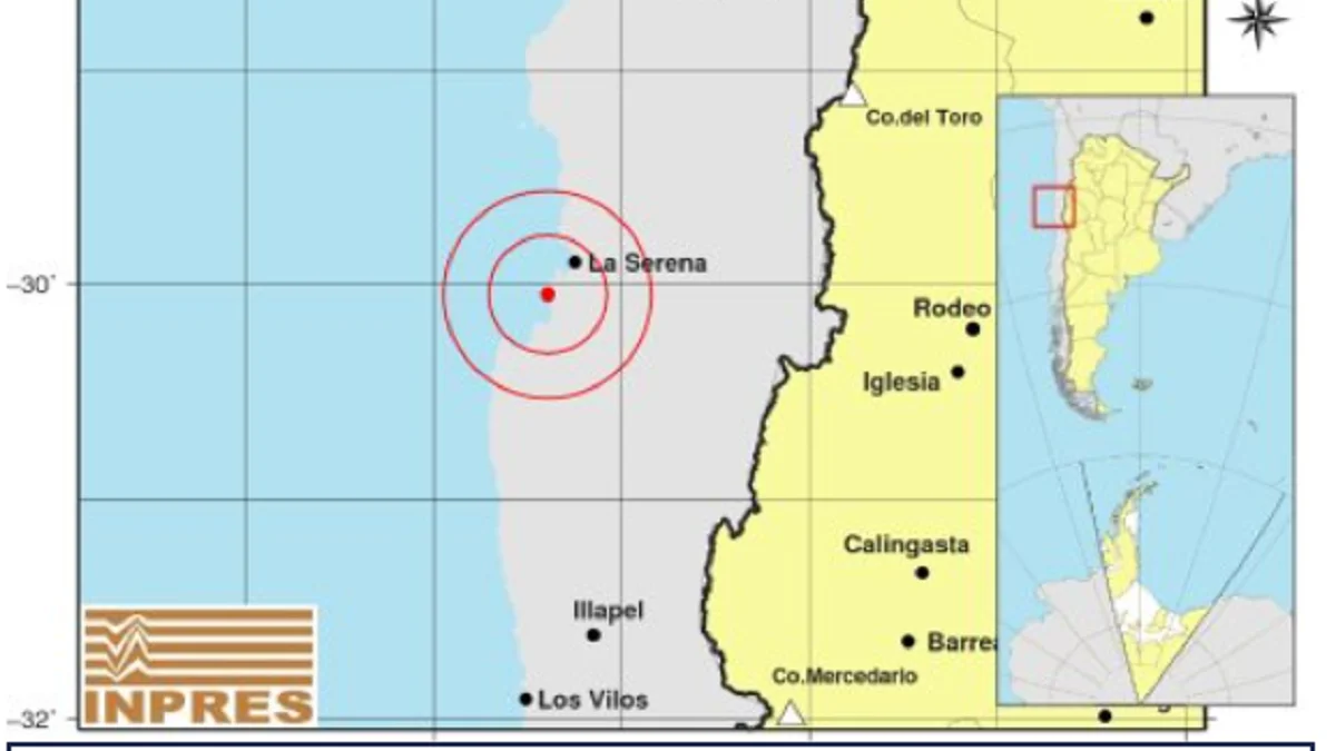 De cuánto fue el sismo que sacudió a Chile y se sintió en zonas de Mendoza