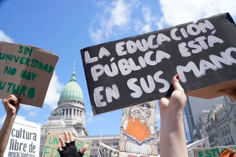 Milei se defendió a pocas horas de la marcha.