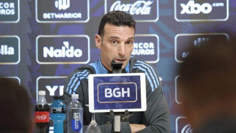Lionel Scaloni habl&oacute; en conferencia de prensa.