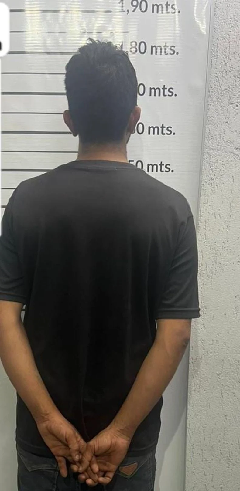 Otro de los delincuentes detenidos.