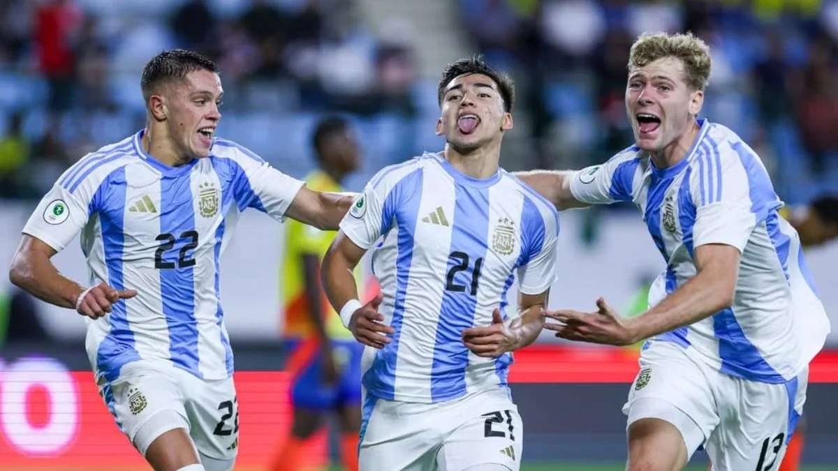 La Selección argentina Sub 20 clasificó al Mundial de Chile tras vencer a Colombia