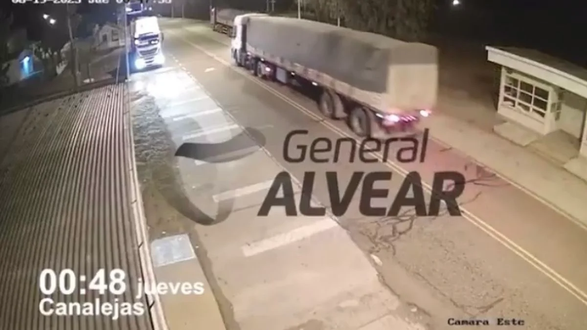 Robo de un semirremolque en General Alvear: un camión lo enganchó y se fue por la Ruta 188