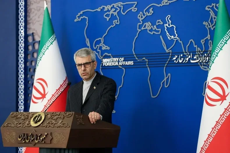 Esmail Baghaei, portavoz del Ministerio de Relaciones Exteriores de Irán. 