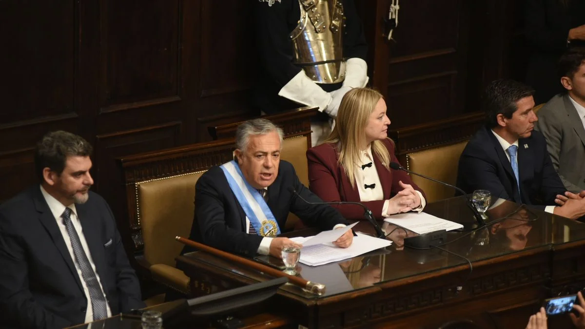 Cornejo defendió su política de seguridad y dijo que el presupuesto para esa área marcó "un récord histórico"