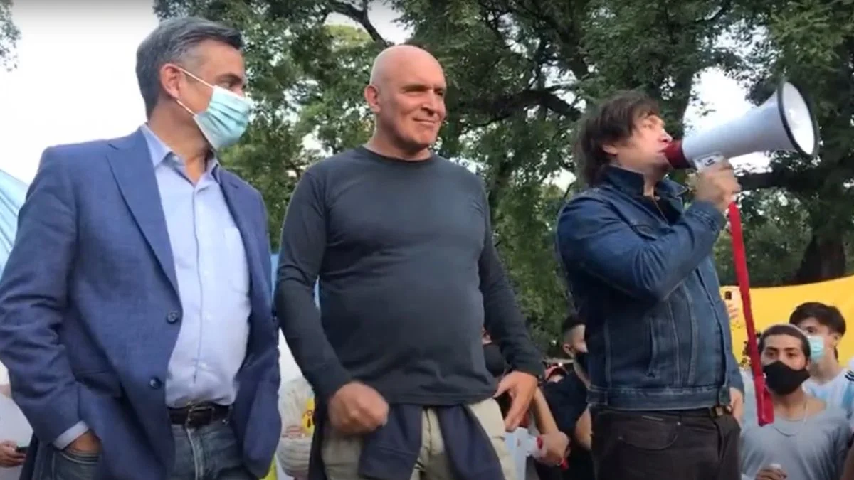 Los vuelos del financista narco pasaron por Mendoza: el video archivado de Espert, Rosales y Milei en campaña
