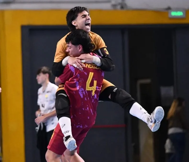 Juan Cruz Mastroeni, uno de los puntos altos del seleccionado mendocino C15 de fútbol de salón. / Futsal de Primera