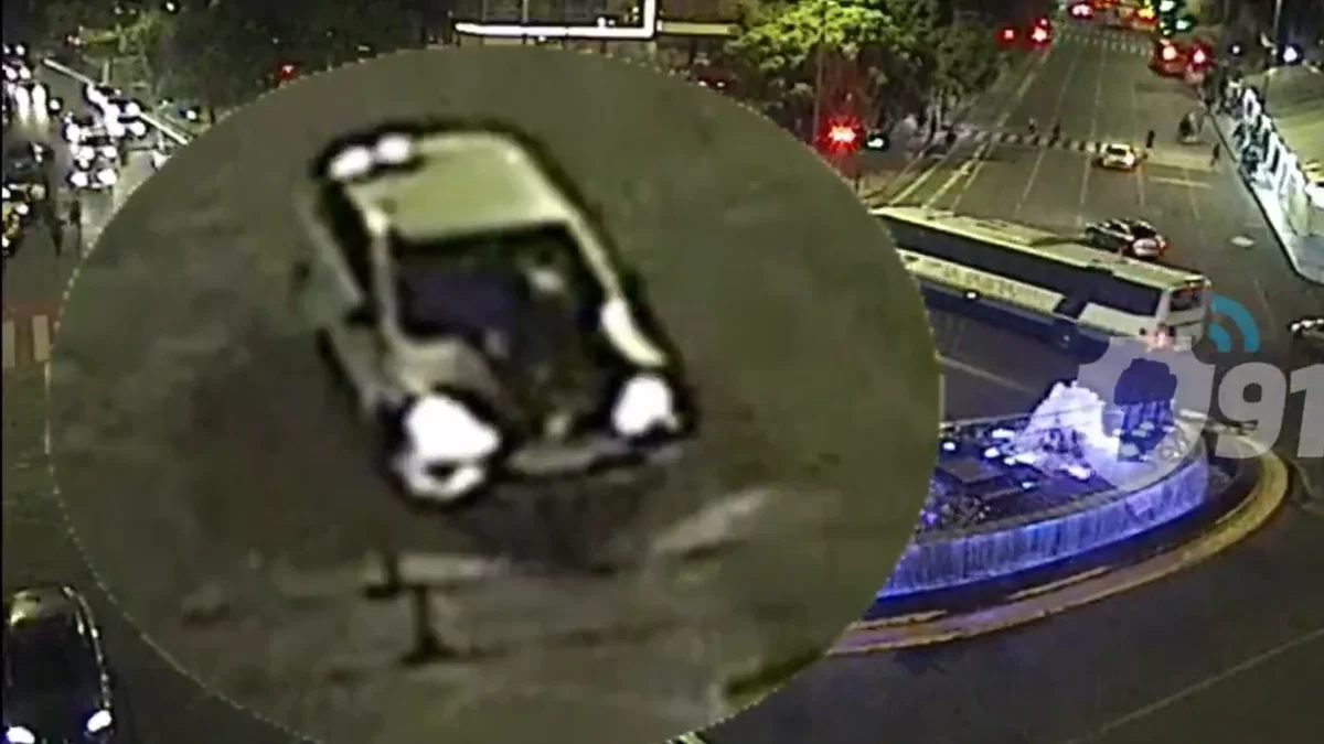 Video: quiso escapar de un control de tránsito, atropelló a un policía y lo arrastró tres cuadras en el capot