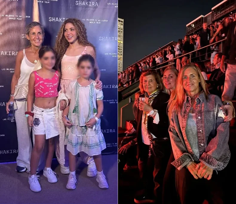 La familia De La R&uacute;a dijo presente en el concierto de Shakira