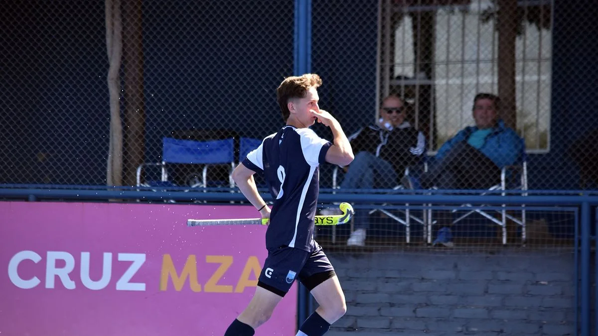 Valentino Moretti, figura de Mendoza en el hockey sobre césped: "Fue un torneo muy emocionante"
