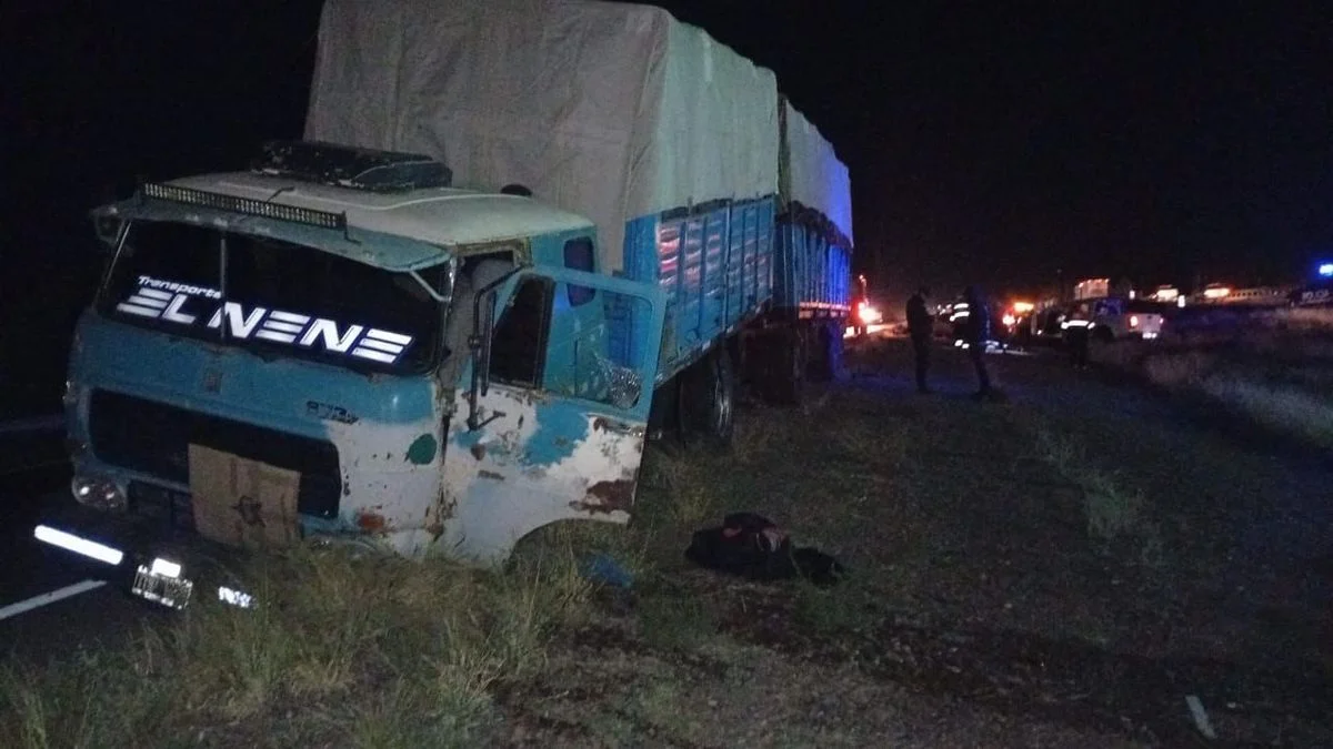 Choque entre un camión y una camioneta en la ruta 7 dejó un herido a la altura de San Martín