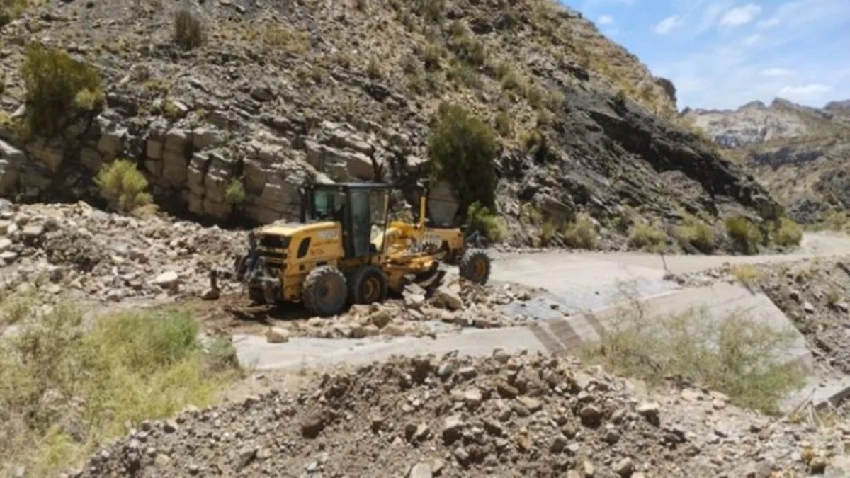 El camino del Cañón del Atuel vuelve a estar interrumpido por las tormentas