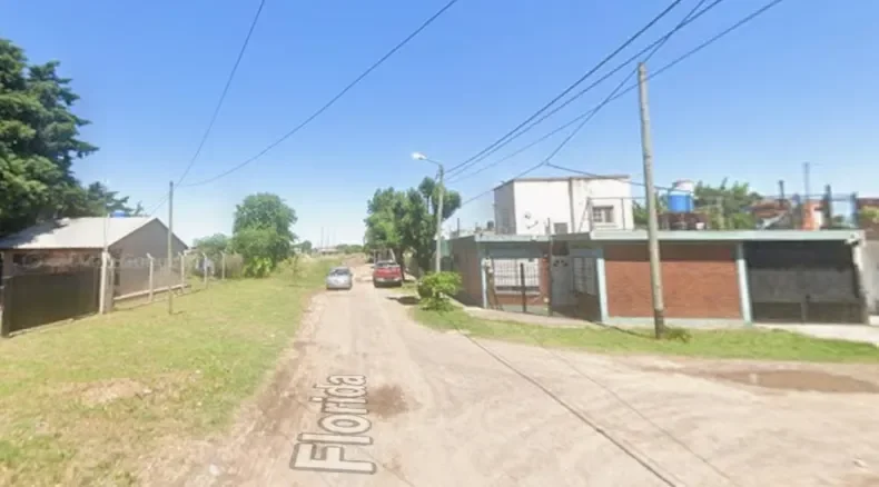 Zona donde está la vivienda donde fueron hallados los cuerpos