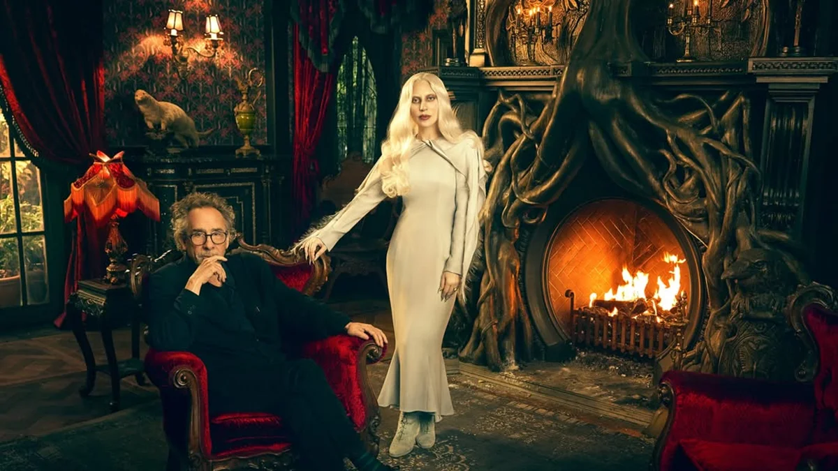 El escalofriante personaje de Lady Gaga en Merlina 2
