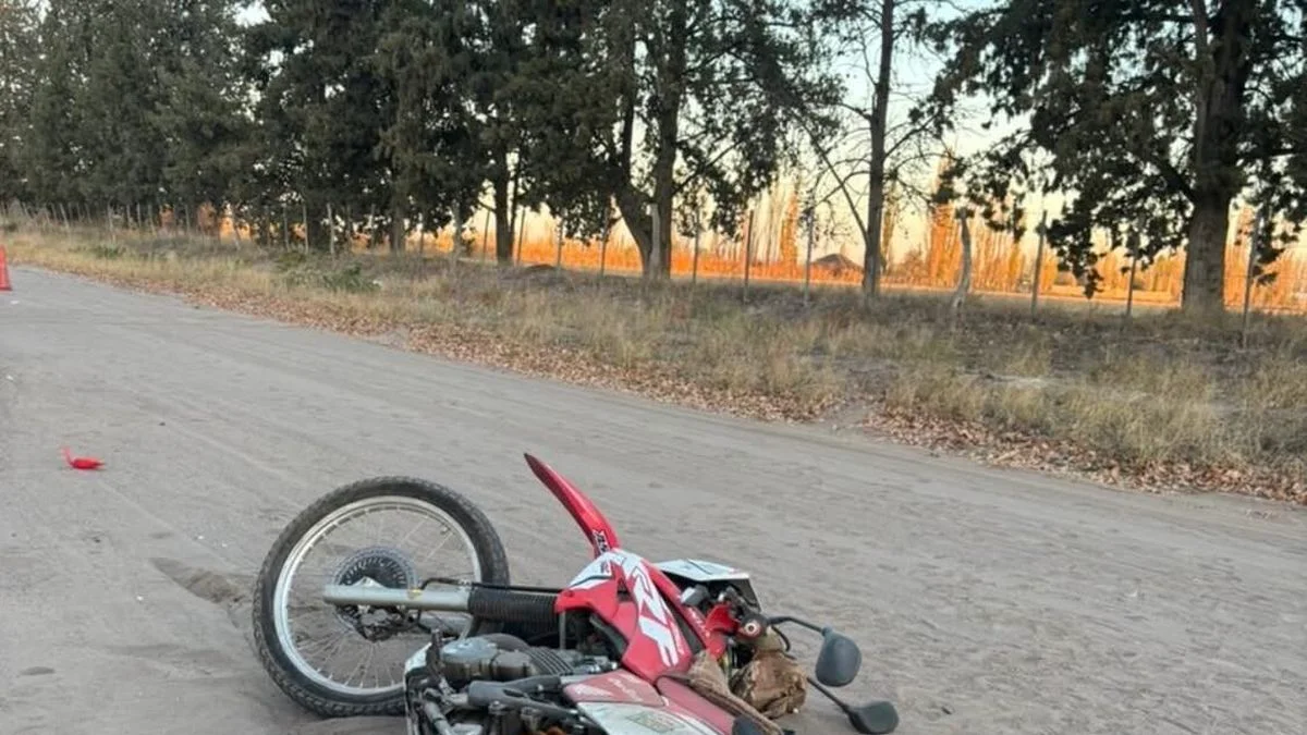 San Rafael: un motociclista perdió la vida tras protagonizar un accidente en solitario