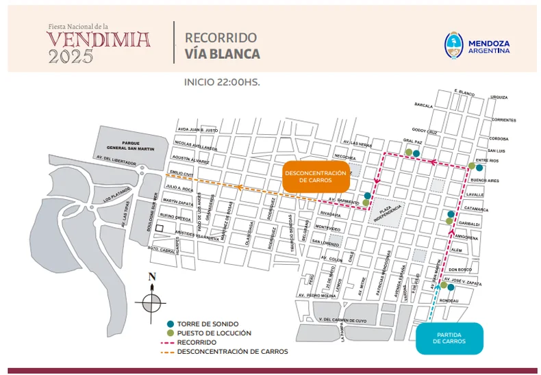 El recorrido de la V&iacute;a Blanca.