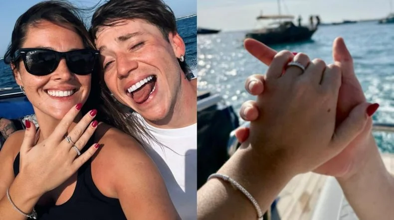 Después de tres años de relación, Paulo Londra le propuso casamiento a Martina Quetglas