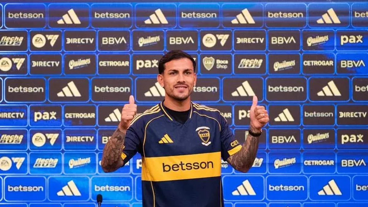 La picante chicana de Leandro Paredes a River en su presentación en Boca: "El que no salta..."
