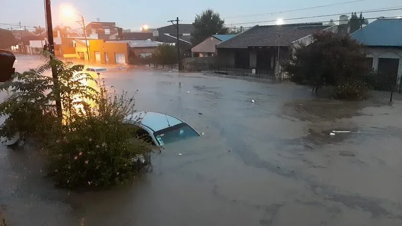 Temporal en Bahía Blanca