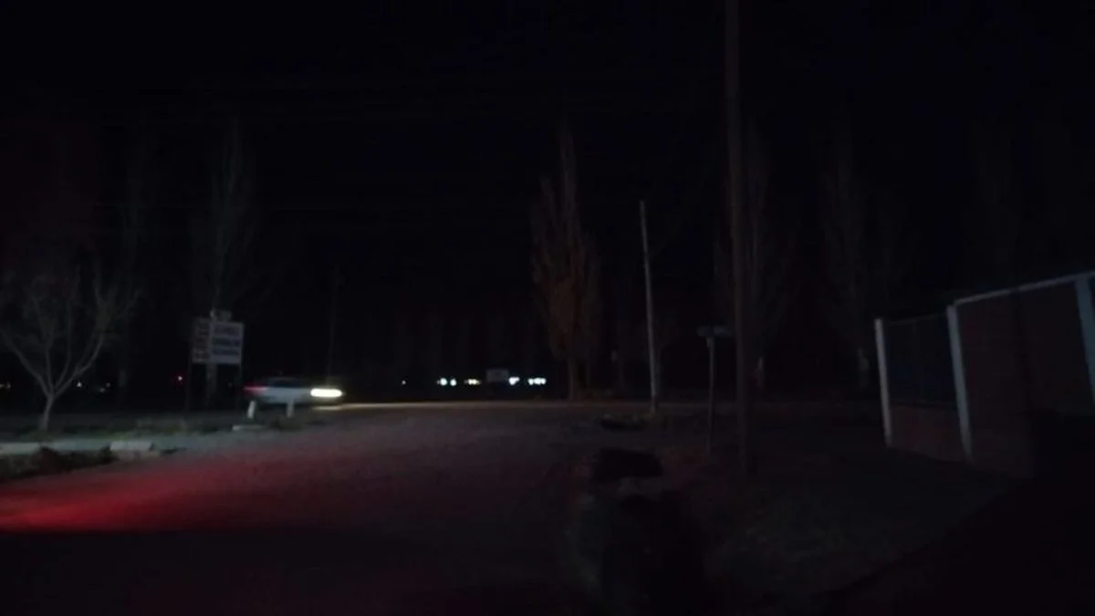 Ruta Nacional 40 sin luz en Malargüe: los vecinos reclaman y temen por la inseguridad