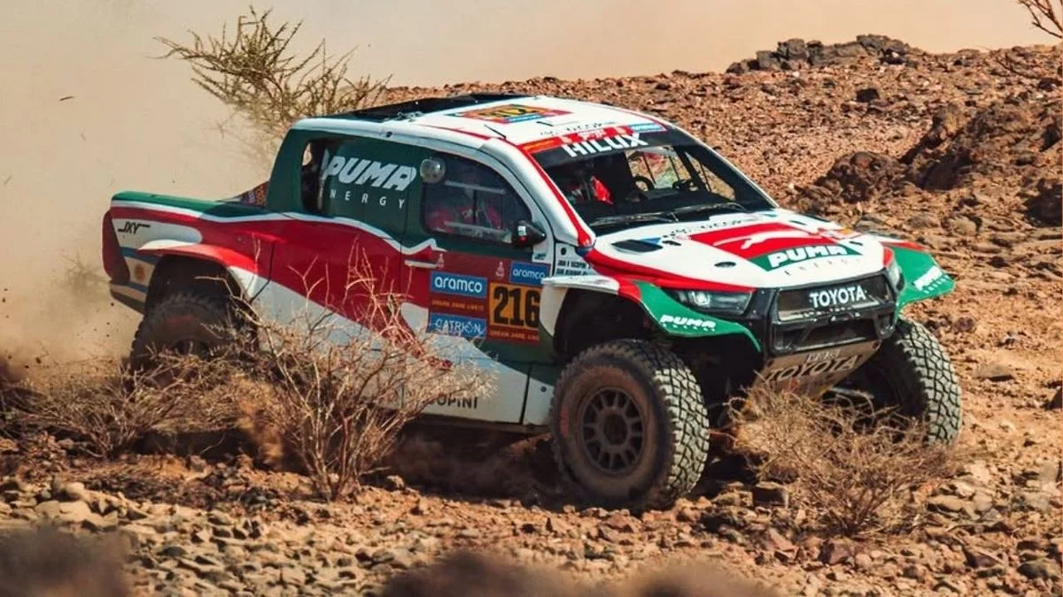 Juan Cruz Yacopini es noveno en la especial y se afirma en el top ten del Rally Dakar