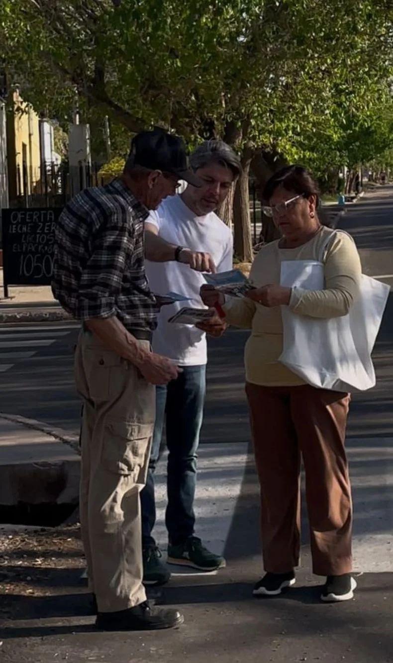 Momentos de la campa&ntilde;a del Partido de los Jubilados.&nbsp;