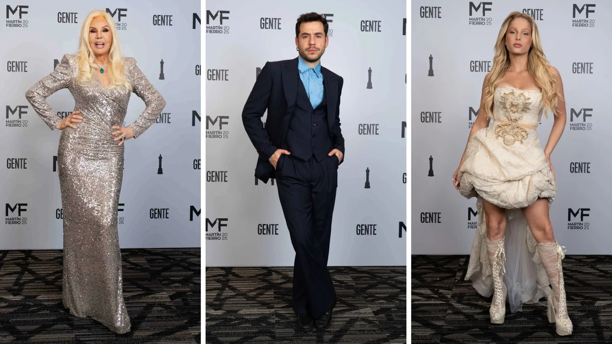 Brillos, verde esmeralda y plumas: las tendencias en los Premios Martin Fierro 2025