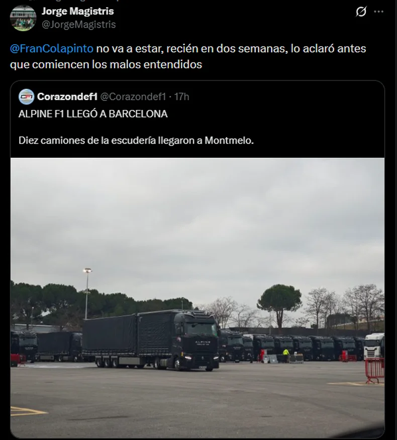 La afirmaci&oacute;n del periodista.&nbsp;