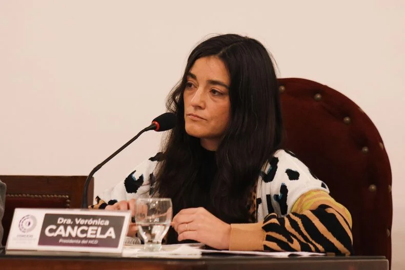 Ver&oacute;nica Cancela, presidenta del HCD de Guaymall&eacute;n.&nbsp;