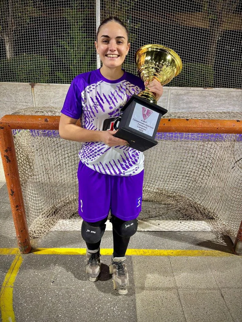 Nahim con la copa. Una más para el cuaderno de Impsa.