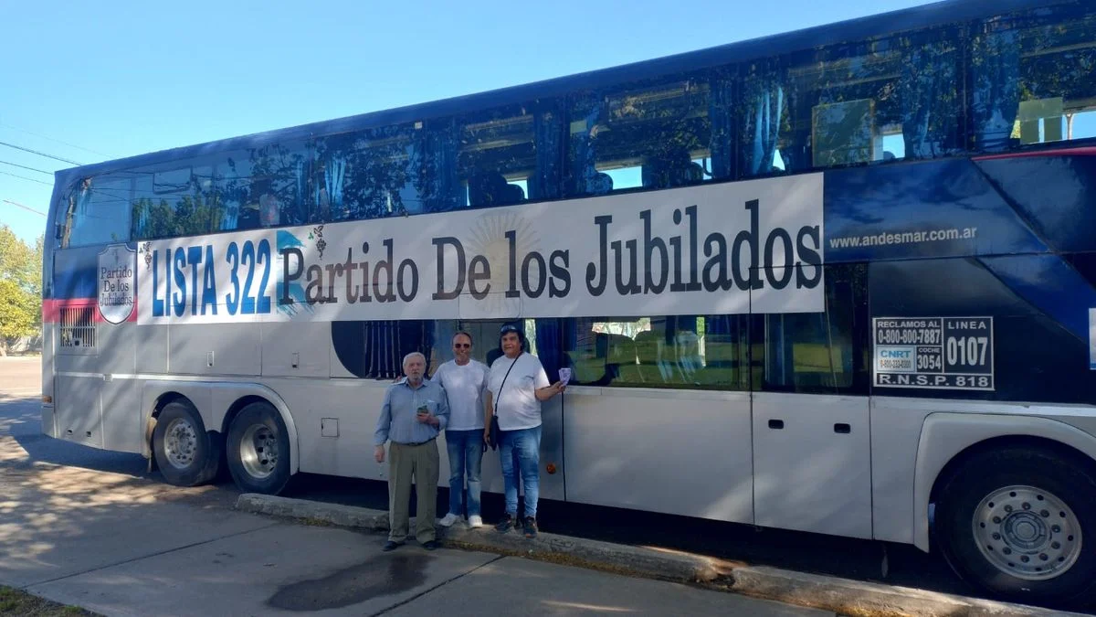 El Partido de los Jubilados recorre la provincia y asegura que será la sorpresa en las elecciones