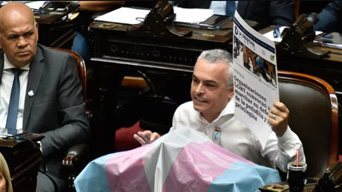Encendido y conmovedor discurso en Diputados: "No soy kirchnerista, soy maricón y me la banco"